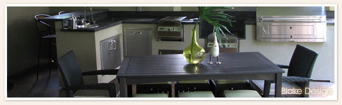 Modern black kitchen countertop
